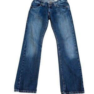 Vintage 90s Levi's Jeans Womens Size 7 Blue Low Rise straight leg jeans